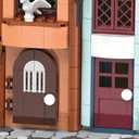 Creative Bookcase Building Set, Cafe House Building Block Toy Gift for Adults,Mini Bricks