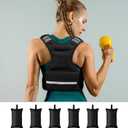 Feyachi Adjustable Weighted Vest - 12 lbs X Type Weight Vest