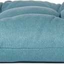 Chair Cushion, Chair Cushions for Dining Chairs, Chair Pads and Mat with Ties for Indoor Kitchen Seat and Desk (Teal, 6 Count - 17 x 16 in)