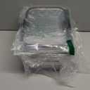 Rubbermaid Brilliance Food Storage Container, Large, 9.6 Cup, Clear, 3 Pack