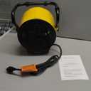 Greenhouse Heater with Digital Thermostat, 1500W/750W Electric Grow Tent Heater, IPX4 Waterproof, Overheat Protection, Fast Heating for Patio, Flower Room, Green House, Ourdoor, Yellow