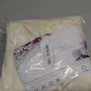 10x10ft Wrinkle Free Ivory Backdrop Curtain for Parties Soft Fabric Drapes Wedding Ivory Curtain Backdrop for Birthday Party Decorations Background for Photography 5x10ft,2 Panels