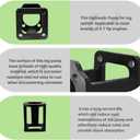 Log Splitter Replacement Bracket Log Splitter Hydraulic Pump Mount Fit for 5-7 Hp Engines Log Splitter Pump Accessories,Hydraulic Pump for Log Splitter Replacement Brackets