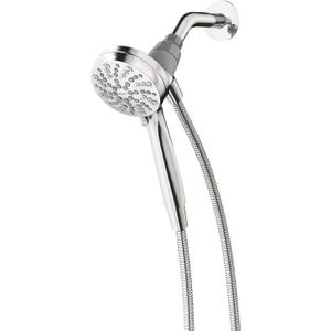 Moen Engage Magnetix Chrome 3.5-Inch Six-Function Detachable Handheld Showerhead with Magnetic Docking System, 26100