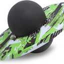 Pogo Ball for Kids, Pogo Stick Pogo Jumper for Boys and Girls, Up to 160 lbs, Gift for Kids, Toys for Boys and Girls, with Pump and Strong Grip Deck (Black)