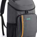 TOURIT Cooler Backpack 30 Cans Lightweight Insulated Backpack Cooler Leak-Proof for Men and Women (1-Dark Grey)