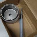 DAYDOOR 4-1/8" (105mm) Concrete Hole Saw with SDS Plus Shank Adapter, Tungsten Carbide Tipped Masonry Hole Saw, Heavy Duty Concrete Core Drill Bit for Brick, Cement Wall, and Stone