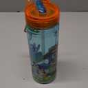 Bluey Kids Water Bottle with Straw 20 oz BPA Free Leak Proof Plastic Drink Bottle for Preschool Travel Sports Reusable Waterbottle Gifts for Kids