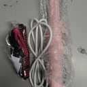 FoxyBae Bounce Bae Ceramic Clip Hair Curling Iron 1.25" | Hair Curler for Silky, Smooth & Frizz-Free Hair | Temp Controls | Dual Voltage Curling Wand for Long & Short Hair | 360 Swivel Cord [Blush]