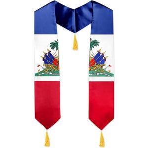 Graduation Stole, Embroidered Graduation Sash for College & High School Students, 72 Inch