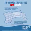 Breathe Right Nasal Strips, Extra Strength Clear Nose Strips, Drug-Free Nasal Congestion Relief for Better Breathing, Help Relieve Snoring, Caused by Colds & Allergies, Deviated Septum, 44ct