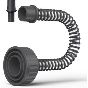 AC Drain Line Cleaner, A/C Condensate Drain Line Cleaner Adapter, hvac tools, Universal Fit AC Drain Line Unclogger, Compatiable With Most PVC Pipe Sizes, Easy To Use, Black