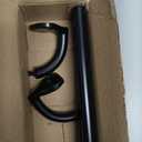 GXOACKJ Black Wrap Around Curtain Rods for Windows 28 to 48 inch, 5/ 8 inch Industrial Telescoping Blackout Curtain Rods for Bedroom & Outdoor