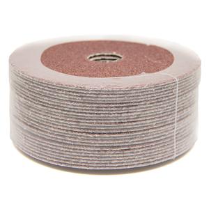 Benchmark Abrasives 5 Inch Sanding Discs Aluminum Oxide Resin Fiber Grinding Disc for Grinding, Stripping on Wood, Fiberglass, Steel, Metal, 7/8" Arbor Angle Grinder Sanding Disc, 25 Pack - 24 Grit