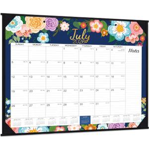 2026-2027 Desk Calendar - Large Desk Calendar 2026-2027, JUL 2026 - DEC 2027, 22" x 17", 18 Months Calendar Large, Desk/Wall Calendar 2-IN-1 with Corner Protectors, Desk Pad, To-Do List & Notes - Blue