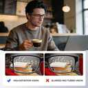 NORPERWIS Reading Glasses 5 Pairs Quality Readers Spring Hinge Glasses for Reading for Men and Women (5BLACK, 4.00)