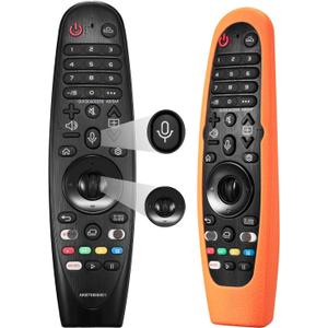 Voice Remote for LG Magic Remote AKB75855501 Compatible with LG OLED QNED Nano Cell Webos TV with Pointer Function and Silicone Cover