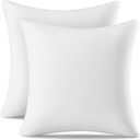 AM AEROMAX 22 22 Pillow Insert (Pack of 2) Memory Foam Throw Pillow Insert Sham Square for Decorative Cushion Bed Couch Sofa Without Deform After Longtime Use (White)