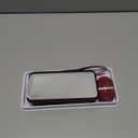 Phone Case for Samsung Galaxy S23 FE 5G Wallet Cell Cover with Tempered Glass Screen Protector Wrist Crossbody Strap Stand Lanyard RFID Blocking Credit Card Holder S 23 EF S23FE 23S Women Girls Red