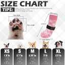 EXPAWLORER Dog Socks for Summer Hot Pavement to Prevent Licking Paws, Anti Slip Doggie Booties Grippy Shoes for Hardwood Floors, Boots & Paw Protectors for Medium Senior Dogs Pink M