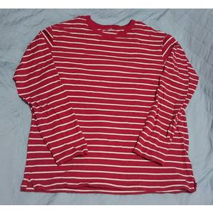 Red Stripped Women Longsleeve, L