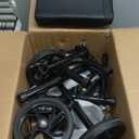 Economy Knee Scooter Steerable Knee Walker for Foot Injuries Compact Crutch Alternative with Dual Braking System (Black)