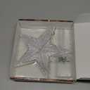 Christmas Tree Topper Star Warm White Light Christmas Tree Decor for Christmas Holiday Home Fit for General Size Xmas Tree, 8.7 Inch