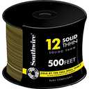 Southwire 500 ft. 12 Brown Solid CU THHN Wire