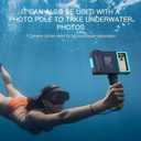 Waterproof Snorkeling Phone Case, Underwater Phone Case for iPhone 17/16/15/14/13 Pro Max Plus,Galaxy S10-S25 Plus/Ultra, A21-A56 [50ft/15m] Photo&Video Cover for iPhone Samsung