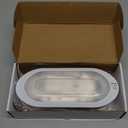 Facon 12V LED Bright RV Pancake Light Surface Mount - 2 Pack, DDS01-008, 12Volt Interior Light with Switch, for RV Motorhomes Camper Caravan Trailer Boat, 3400K