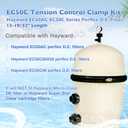 HQPASFY EC50C 12-19/32" Length Tension Control Clamp Assembly Compatible with Hayward EC50AC EC50C Series Perflex D.E. Filter