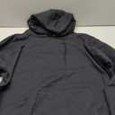 Hanes Men's Pullover EcoSmart Hooded Sweatshirt, Black, Large