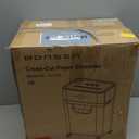 BONSEN 16-Sheet Heavy Duty Paper Shredder for Office, 60-Minute Running Time Cross-Cut CD Shredder with 60dB Low-Noise, 5.3-Gallon Pull Out Bin, Anti-Jam & Quiet Shredder for Home Office (S3102)