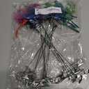 12 Pack Dragonfly Clip,Fake Dragonflies, Humming Bird Stakes Fake, Plastics Dragonfly for Garden Stakes Decor Yard Ornaments for Hat,Deer and Horse,Fly Scare Devices for Indoor Outdoor