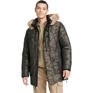 Goodfellow & Co Men's Drab Green Artic Puffer Jacket - Large