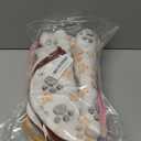 1 Pack 3 Blankets Fluffy Premium Fleece Soft Pet Blanket Flannel Throw for Cat Dog Puppy (Small 23x16'', Paw-White/Pink/Brown)