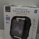 iLive Electronics ISBW519B Water Resistant Wireless Speaker, with LED Light Effects and Built-in Rechargeable Battery, Black