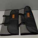 SMART ELF Car Seat Protector, 2Pack Seat Protector Protect Child Seats with Thickest Padding and Non-Slip Backing Mesh Pockets for Baby and Pet,Sedan SUV Truck (Black) (2PS)