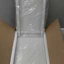 Expandable Cabinet Shelf Organizer Rack, Stackable Kitchen Counter Storage Shelves Stand, Adjustable Height Pantry Shelf Spice Rack (White, 2 Pack)