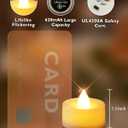 12 x Homemory 12pcs Flameless LED Tea Lights with Remote & Timer, 400+Hours Realistic Flickering Battery Candles for Seasonal, Tabletop, and Centerpieces Decor