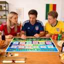 Edussy 2PCS Soccer Championship Bracket Poster 2026, 33"23.6" 2026 Merchandise Tournament Party Decorations Schedule Wall Chart for Soccer Fans Gifts Soccer Theme Party Match Decor
