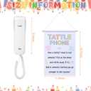 Sotiff Tattle Phone with Poster Kit Back to School Classroom Decor | Tattle Phone for Classroom Calm Down Corner Decoration for Classroom Bulletin Board Feeling Management Tool for Kindergarten