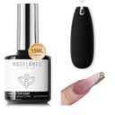 modelones Matte Gel Nail Polish Top Coat, 15ml No Wipe Top Coat Summer Gel Nail Polish Soak Off Powder-Resist Matte Finish Long Lasting DIY Gift Home Nail Salon (0.5 Fl Oz (Pack of 1))