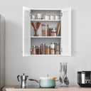 Bathroom Cabinet Wall Mounted Over Toilet Storage Cabinet 20x28 inch White Medicine Cabinets for Wall Mount Space Saver Bathroom Storage Cabinet with 2 Adjustable Shelves & 2 Doors