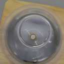 Glass Dome Essential Oil Diffuser with Glass Reservoir & Wood Base-No Plastic, 200ml Ultrasonic Diffuser for Aromatherapy with Timer 7 Color Light Auto-Off for Home Office Yoga Pilates (Yellow)