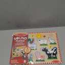 Melissa & Doug Farm Animals Sound Puzzle - Wooden Peg Puzzle with Sound Effects (8 pcs)