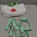 Kids Doctor Kit, 8 Pieces Toddlers Doctor Playset with Medical Storage Bag & Real Stethoscope, Pretend Play Doctor Toys Christmas Birthday Gift for Boys Girls Aged 3 4 5 6 (Green)