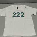 Number 222 in Green Font on Light Background Fun Halloween T-Shirt