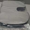 Everlasting Comfort Doctor Recommended Memory Foam Seat Cushion for Office Chairs & Car - Ergonomic Office Desk Accessories - Cushions for Tailbone Pain Relief, Sciatica (Black, Large)