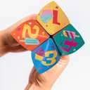 Kangaroo 28 Pack Cootie Catcher Cards for Valentines - Classroom Valentines Cooties Game for Kids - Valentines Day Cards for Kids School - Valentine Party Favors Bulk for Boys and Girls